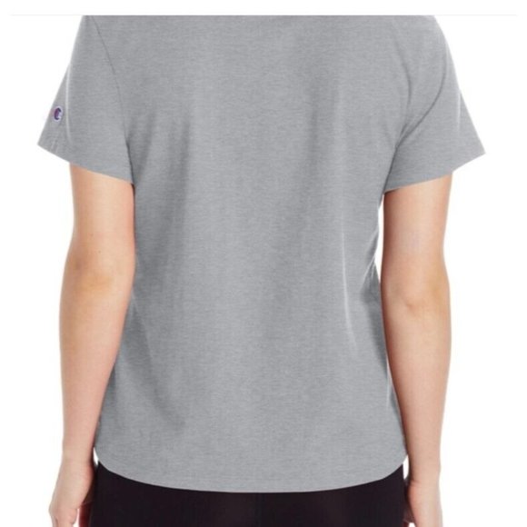 Champion Women's Classic Graphic Tee Small Oxford Gray NWT - Picture 3 of 3